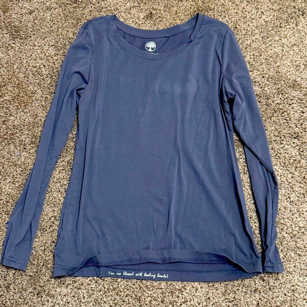 Women's gray Long Sleeve Top